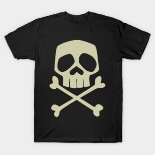 Captain Harlock skull (color variation) T-Shirt